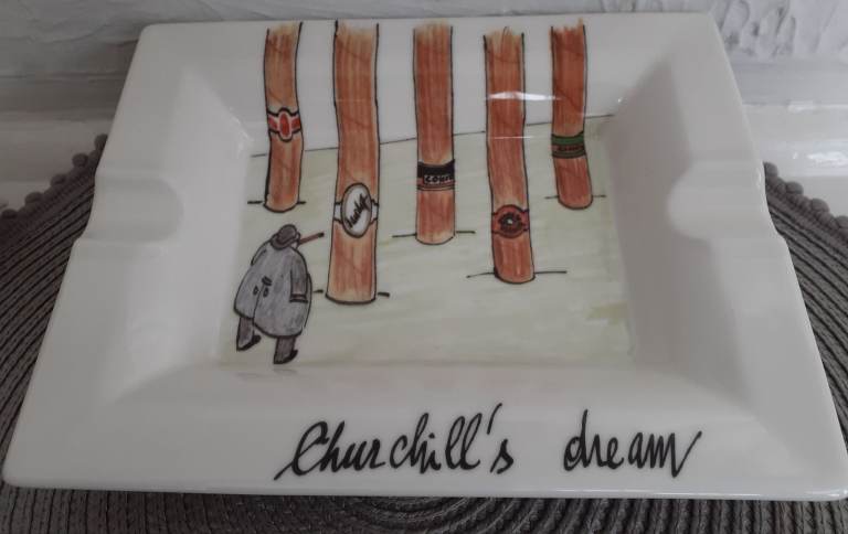 image for Villeroy &boch Churchill Dreams ashtray 