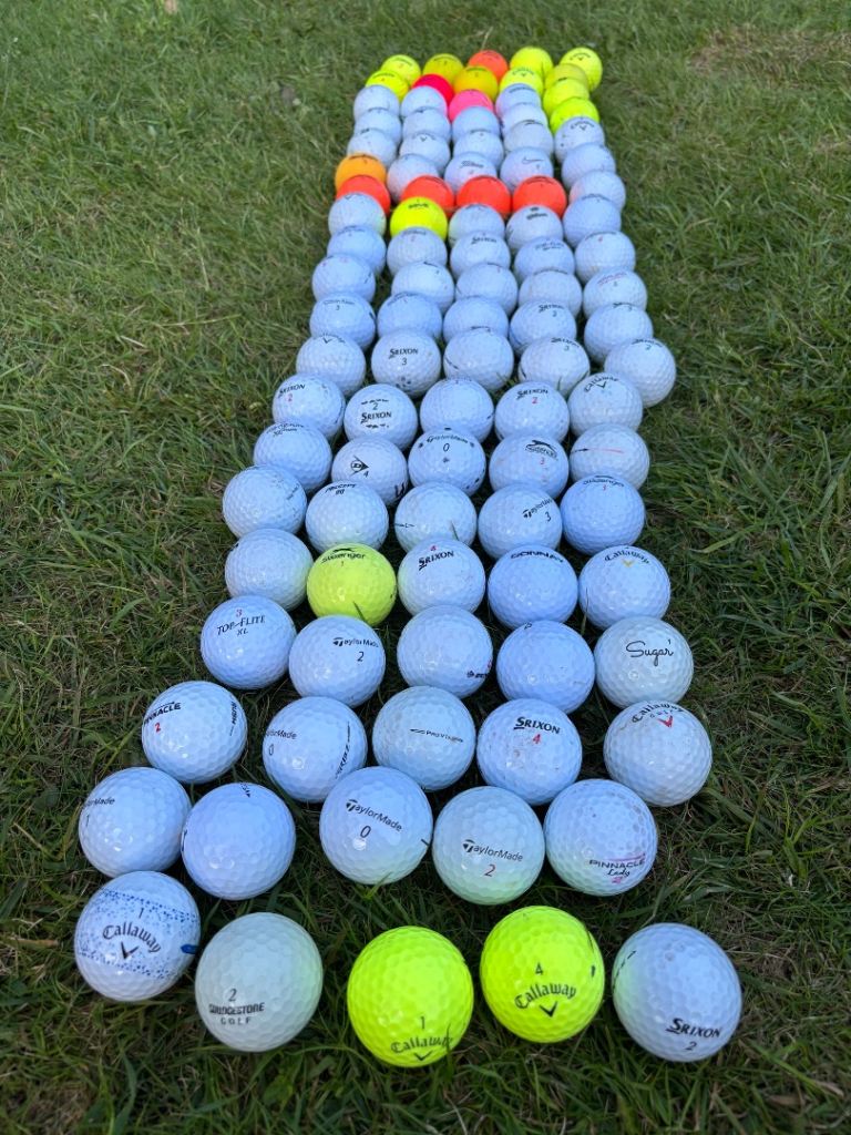 100 golf balls 