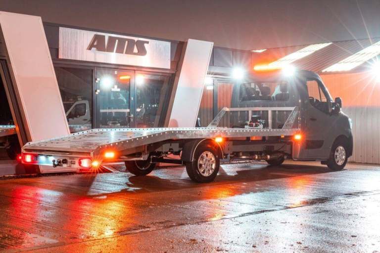 ALUMINIUM RECOVERY TRUCK BODY AMS E-BODY BEAVERTAIL CAR TRANSPORTER