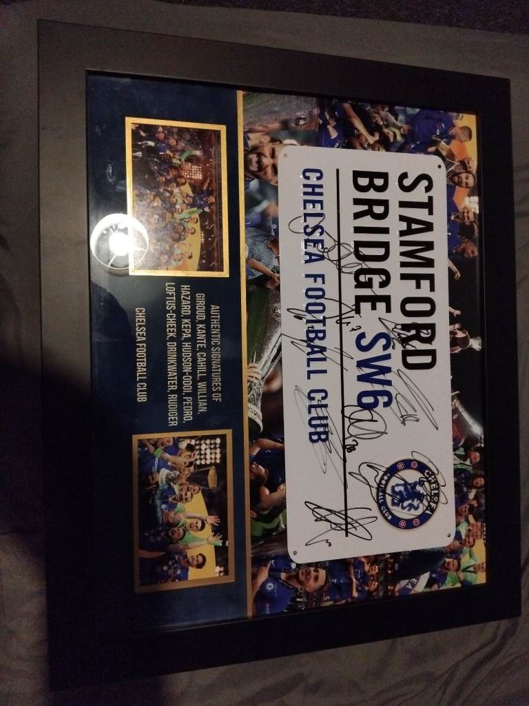 Chelsea fc signed sign 