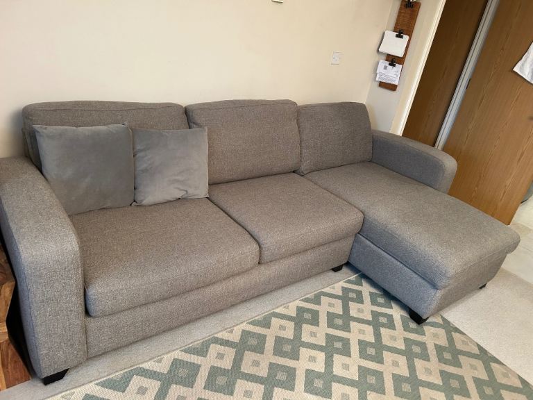 3 Seater L-Shaped Sofa with underneath storage