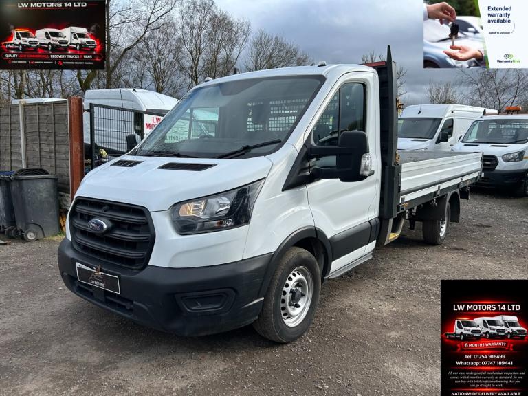FORD TRANSIT 2.0 ECOBLUE 130BHP L4H1 LWB 14FT ALLOY DROPSIDER 2022 22 REG