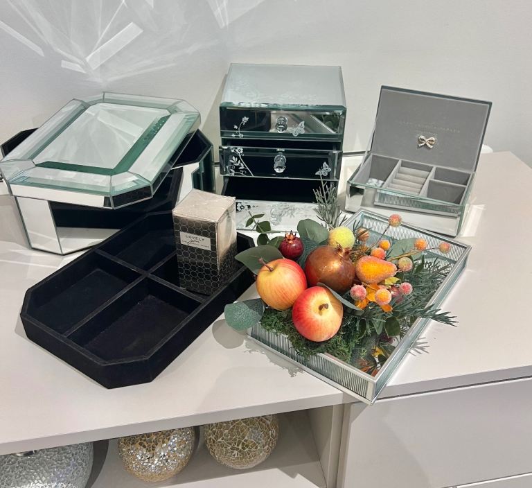 BHS jewellery mirror box job lot