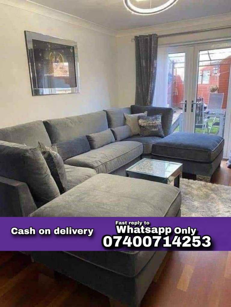 Premium Quality comfort U Shape Sofas with scatter back