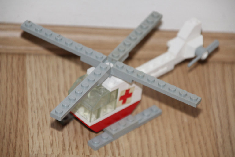 3 Lego Classic Town sets: 626 Red Cross Helicopter * 674 Forklift & Truck * 622 Tipper Truck