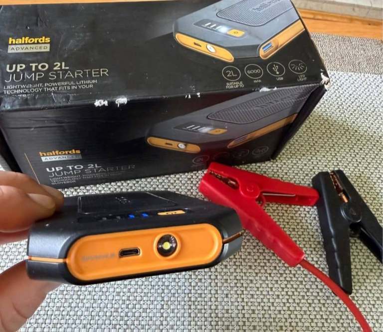 Halfords booster jump pack