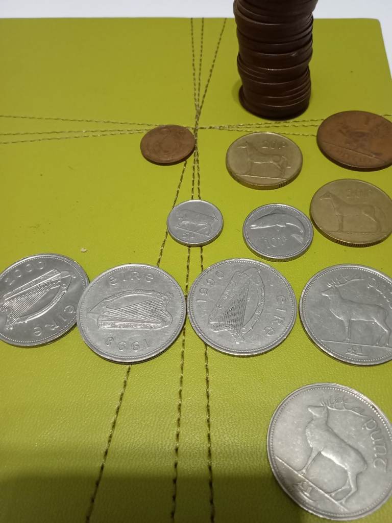 Irish coins 