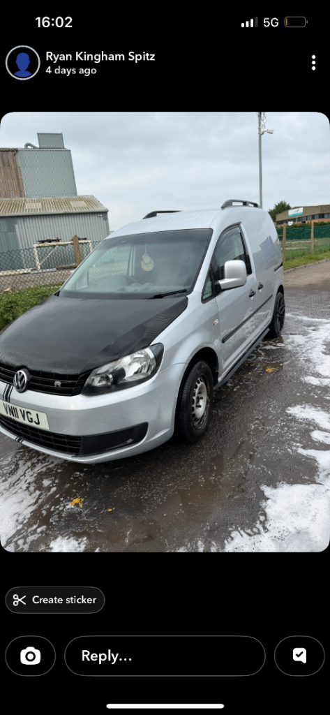 Volkswagen, CADDY, Panel Van, 2011, Manual, 1598 (cc)