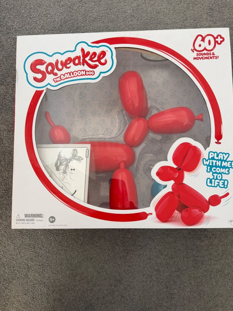 Squeakee The Balloon Dog age 5+ years