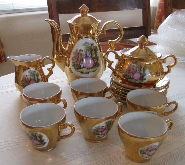Vintage Porcelain Coffee Set