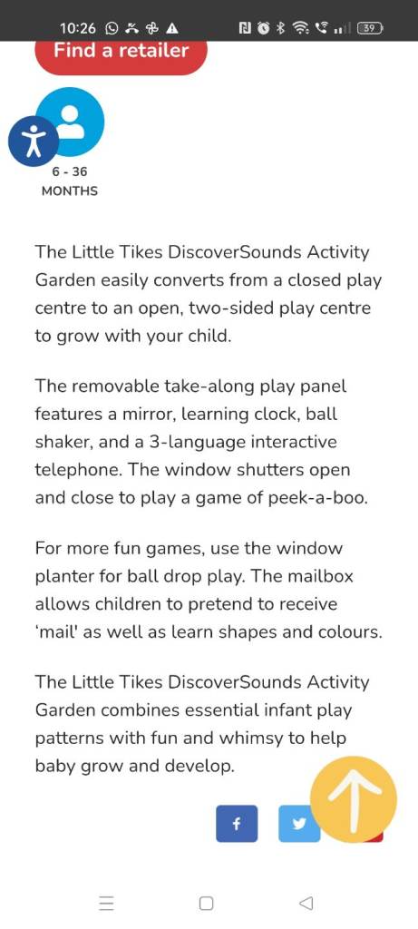 Little Tikes Activity Garden 