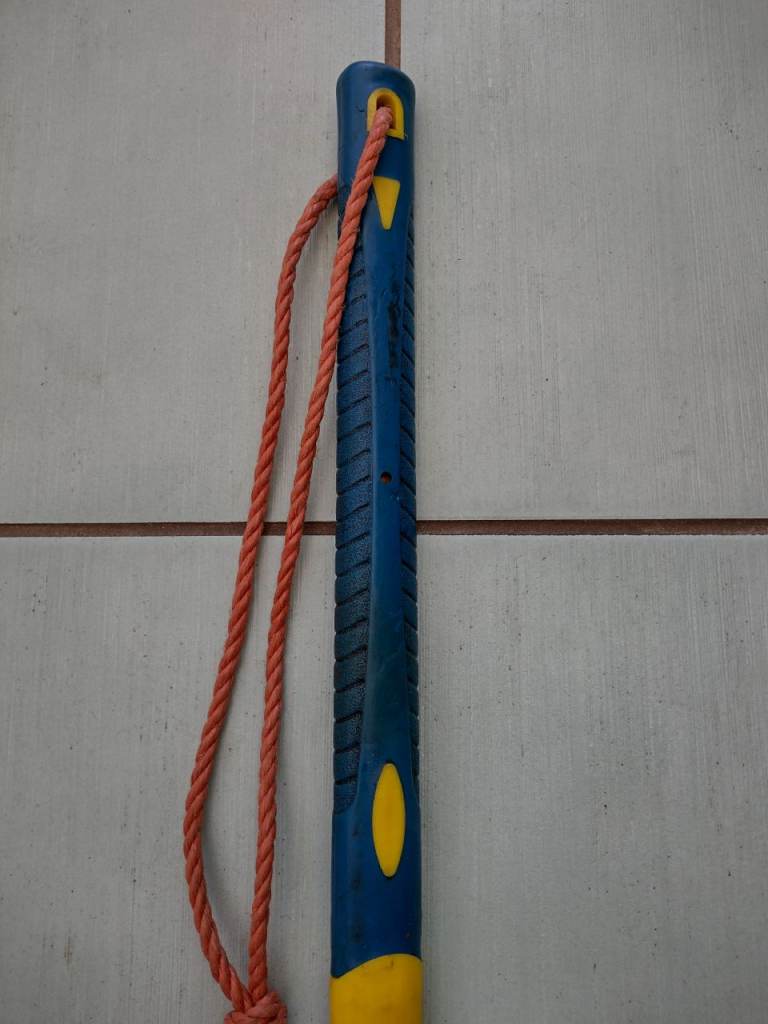 Fibreglass Pick Axe Shaft only, no Head! With an easy grip Grooved Rubber Handle, see photos/details