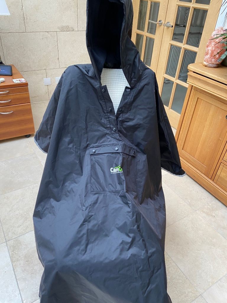 Careco poncho for mobility scooter