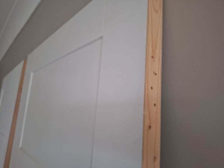 Shaker 4 Panel White Moulded FD30 Fire Door Internal