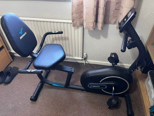 MERACH Recumbent Exercise Bike  In as new condition SO 8 model