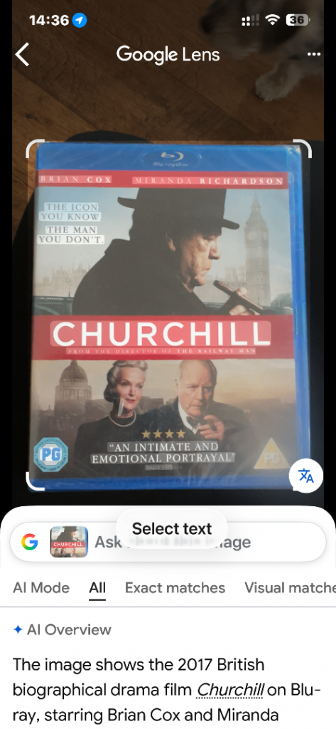 Churchill on blue ray