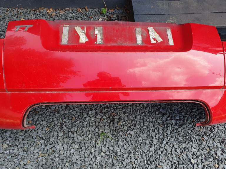 Audi TT Mk1. Rear Bumper. Red LY3J 