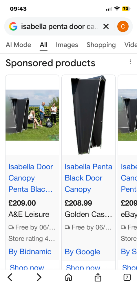 awning door canopy