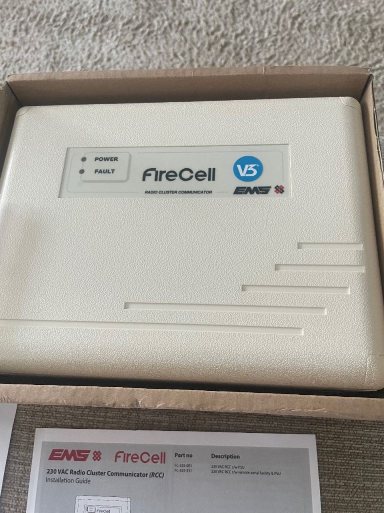 Fire cell radio cluster communicator