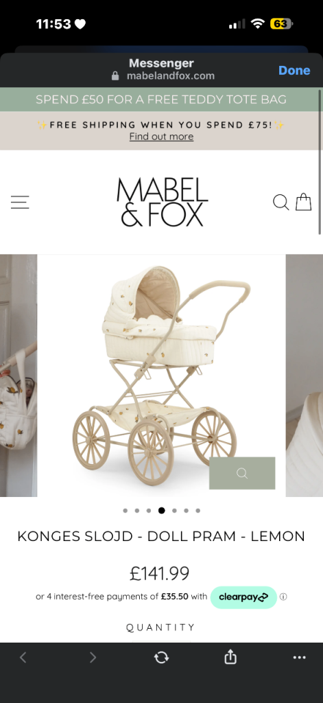 Kids Dolls pram