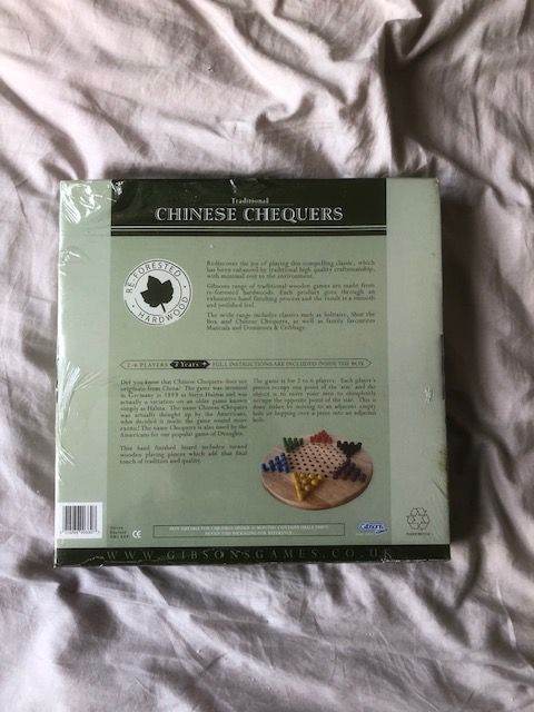 Chinese Chequers by Gibbon Games. Brand new unopened.