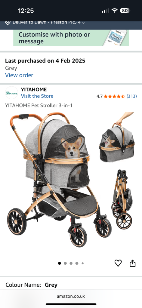 Dog pram