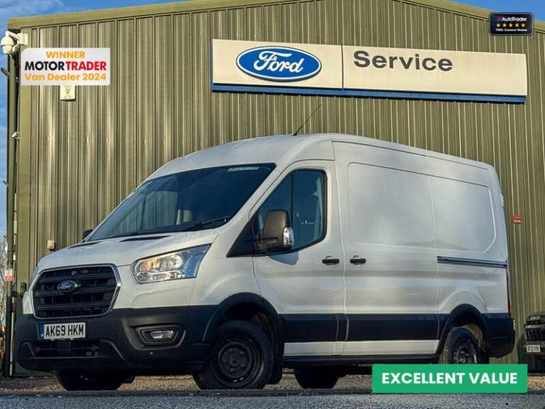 2019 Ford Transit MWB L2H2 Medium Roof Trend 310 Sensors EURO 6 Panel Van Diesel Manual