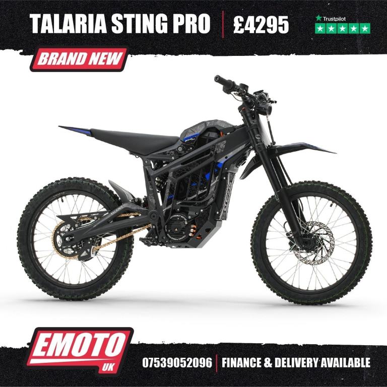 NEW TALARIA STING PRO MX5 72V 2026 Electric Bike @EmotoUK - Finance Available