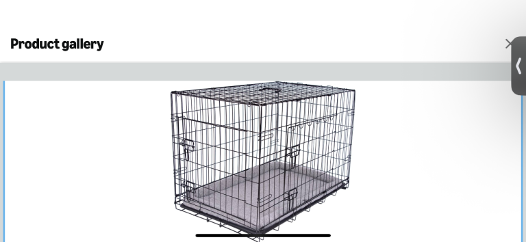 Large dog cage