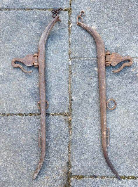 VINTAGE ANTIQUE HORSE HAMES HARNESS, CAST IRON, COUNTRY PUB DISPLAY, EQUESTRIAN