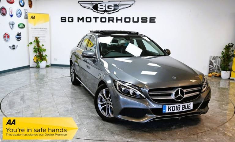 image for 2018 Mercedes-Benz C Class 2.0 C200 Sport (Premium) Saloon 4dr Petrol G-Tronic+ Euro 6 (s/s) (184...