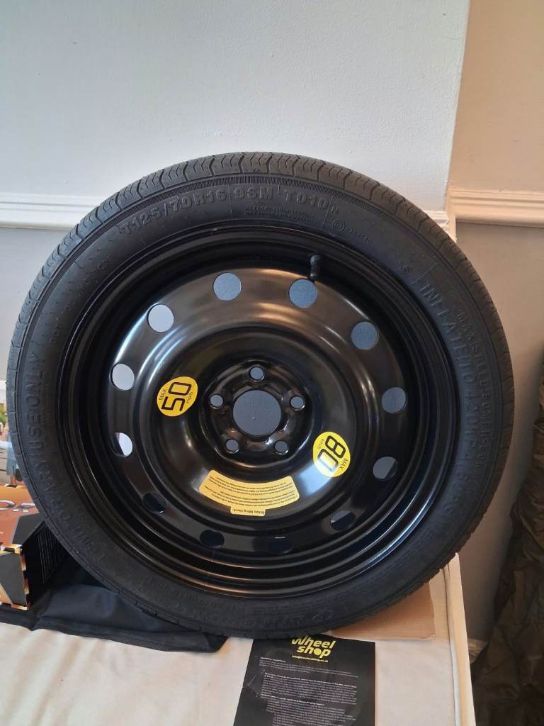 T125/70r16 96m t010 spare tyre unused - brand new 