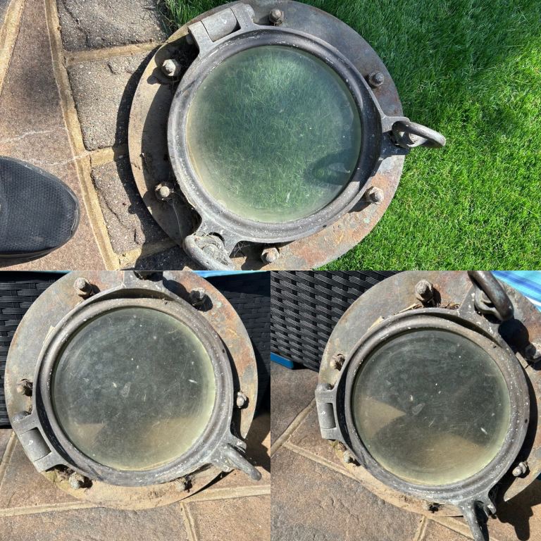 Heavy Duty Metal Porthole Window – Nautical Decor