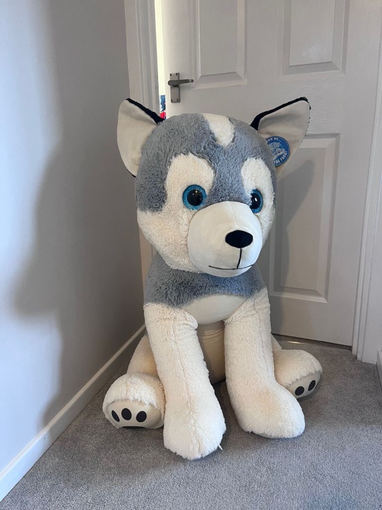 Big Husky toy from winter wonderland. 