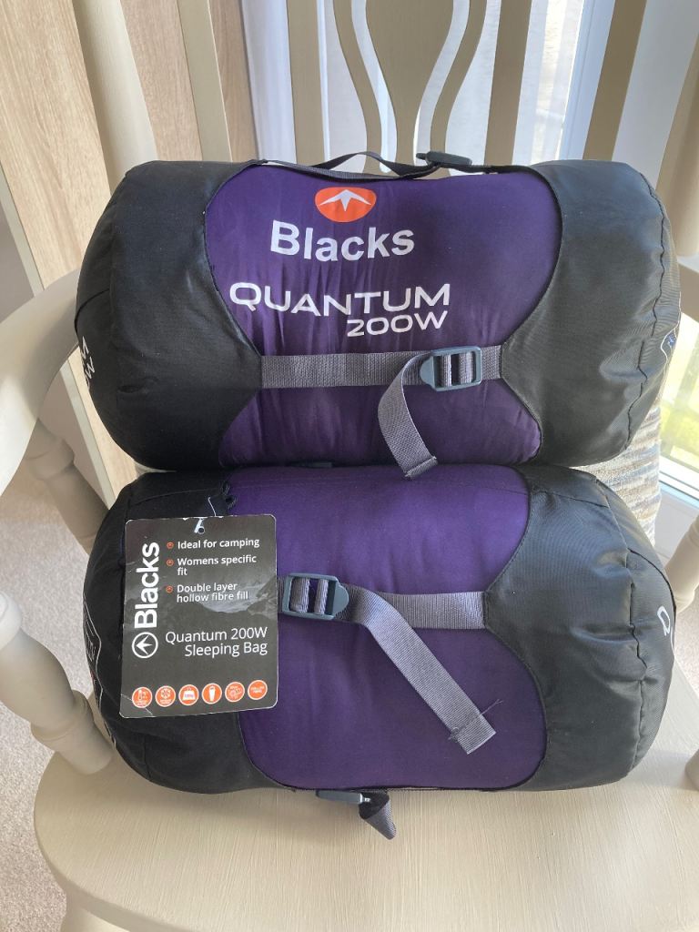 2 x Blacks Quantum 200W Sleeping Bag 