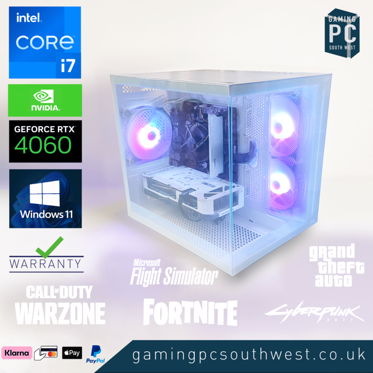 Ultra Fast Gaming PC - Intel i7 12 thread RTX 5060 32GB RAM 1TB - Boxed with Warranty