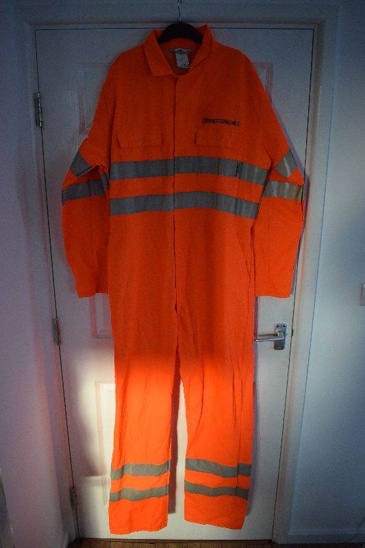 Large 52" TECWEAR Hi-Vis Orange Coverall
