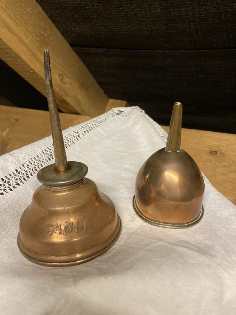 Vintage Oil Can And Funnel 