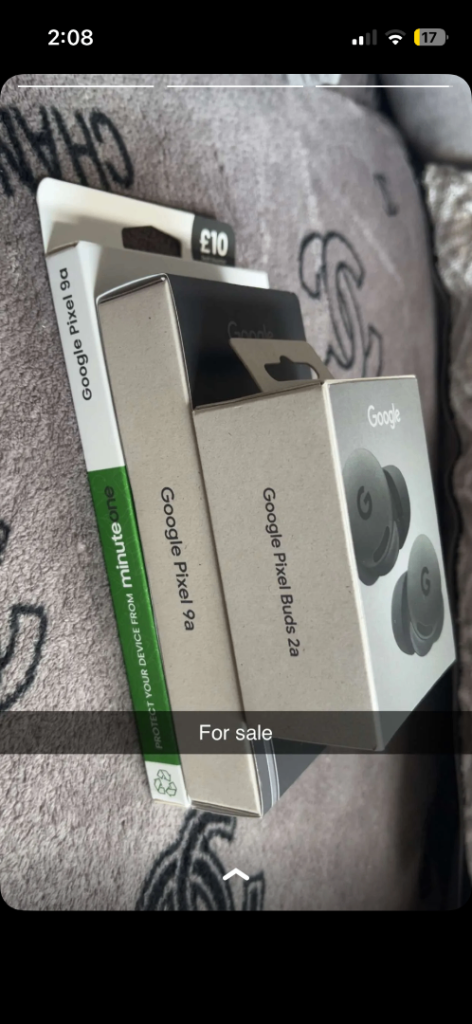 Google pixel 9A & Google pixel 2A earbuds