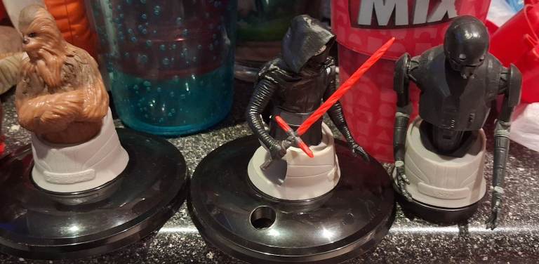 Star Wars and Disney Character Toppers for Cups