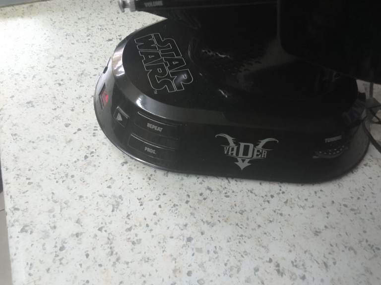 DARK VADER HEMLET RADIO CD PLAYER