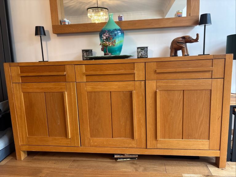 Marks and Spencer Sonoma Solid Oak 3 Door Sideboard (RRP £799)