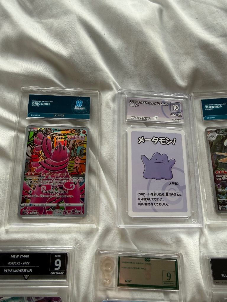 Pokemon slabs graded 