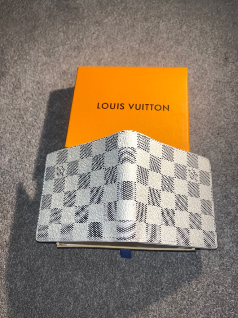 White LV wallet