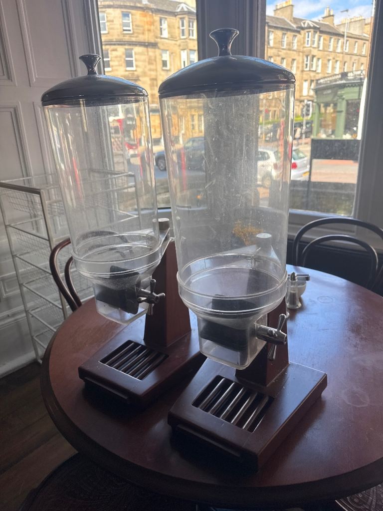 Set of 2 Cereal Dispensers for sale