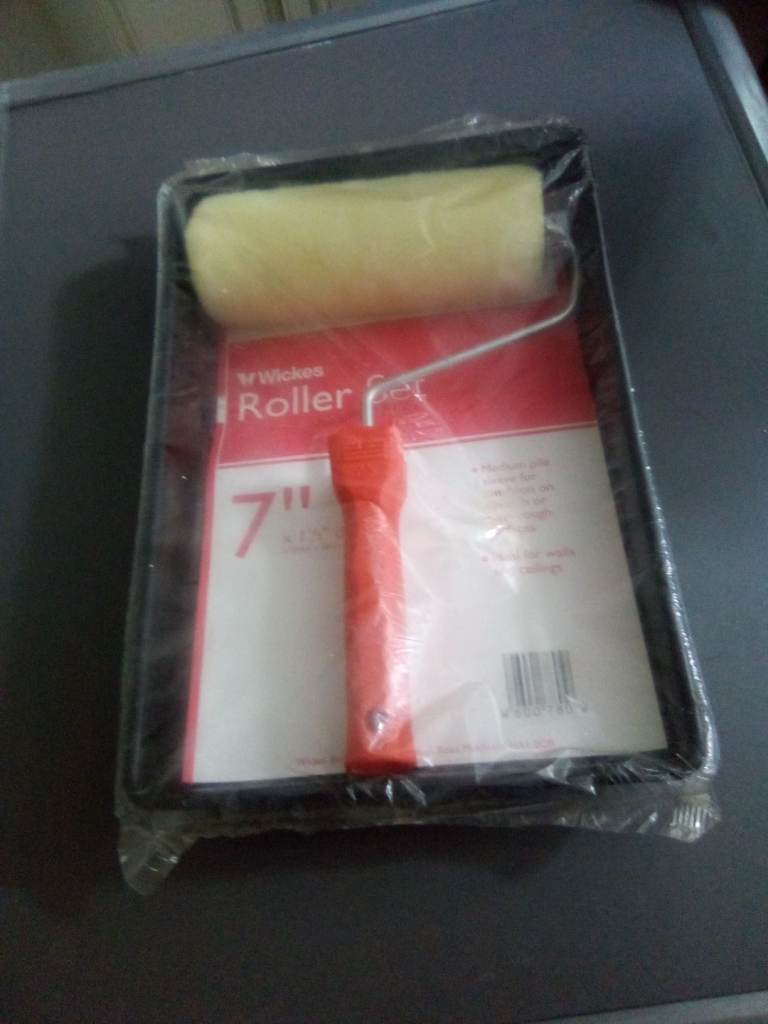 image for Paint roller 7 inch wide. Still in wrapper, brand new. Other DIY too