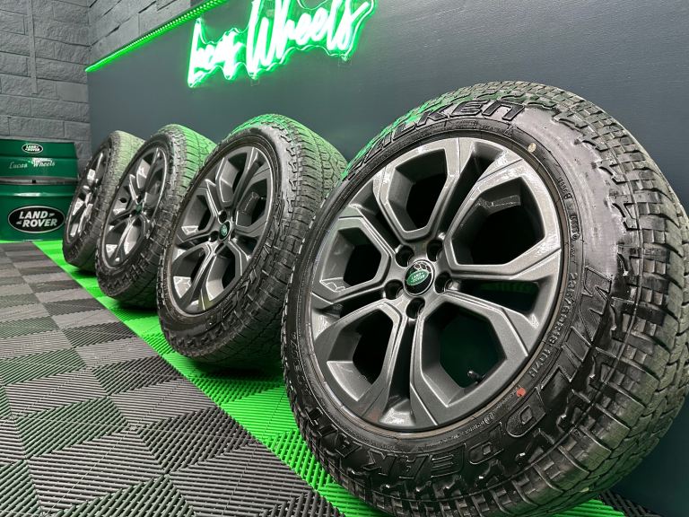 Range Rover Evoque Discovery Sport FL2 18” Powdered Orbit Grey alloy wheels & Falken Wildpeak AT’s!