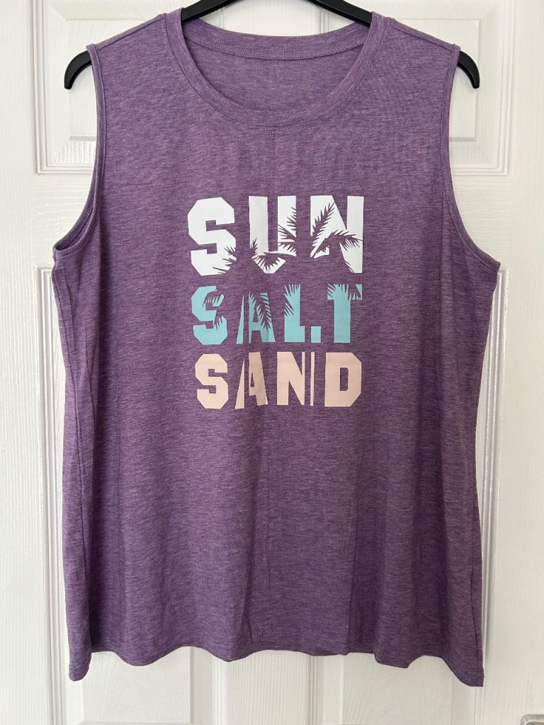 New Purple Tank Top. 