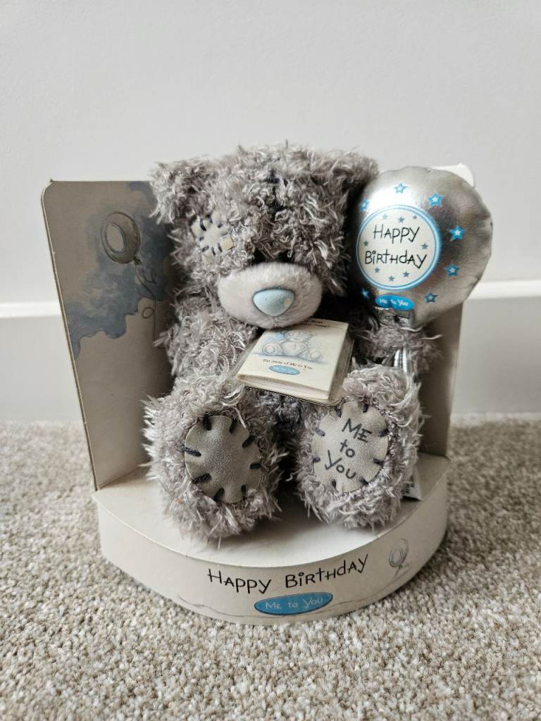 Me to You “Happy Birthday” Teddy Bear – new (stored)