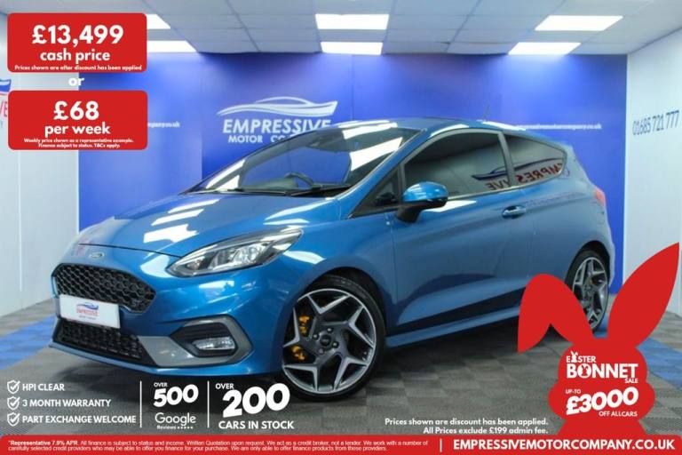 2019 Ford Fiesta 1.5T EcoBoost ST-2 Hatchback 3dr Petrol Manual Euro 6 (200 ps) Hatchback Petrol ...